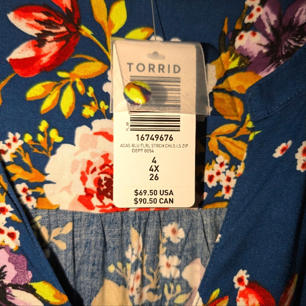 Beautiful Floral Torrid dress Size 4